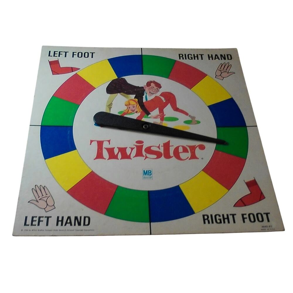 Vintage 1966 Twister Replacement Spinner 4645-X1 Milton Bradley